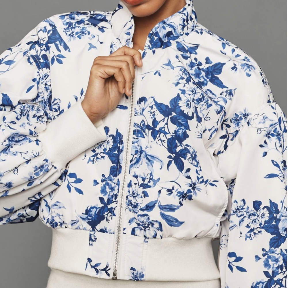 Anthropologie Cropped Bomber Jacket | Sz XS - Picture 2 of 6